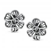 Diamond corsage earrings