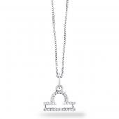 Diamond Libra necklace