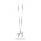 Diamond Capricorn necklace