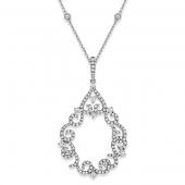 Diamond wreath necklace