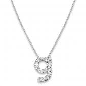 Diamond baby typewriter initial 