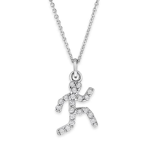 running necklace diamond man tw weighing 10ct 14k diamonds gold