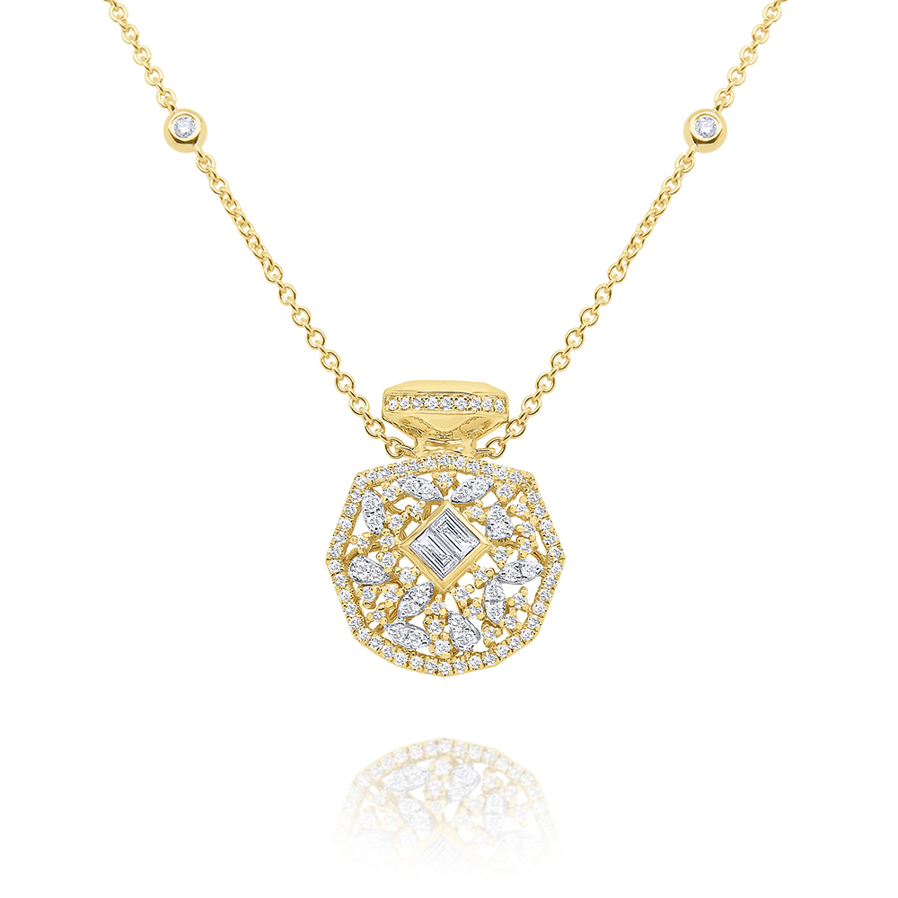 Perfume bottle necklace Clearance